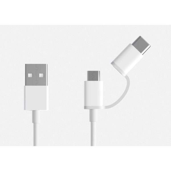 کابل کمبو یو‌اس‌بی تایپ-سی و میکرو یو‌اس‌بی زدام‌آی شیائومی 100 سانتی‌متر - Image 2